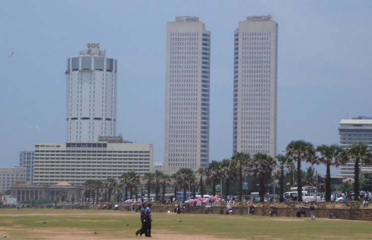 Galle Face Green in Colombo City, Sri Lanka