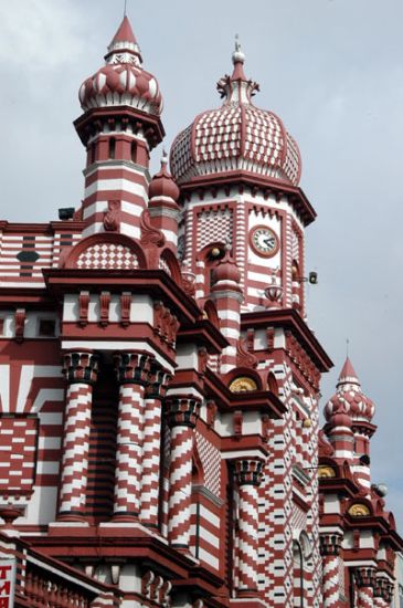 Jami Ul Alfar Mosque in Colombo City