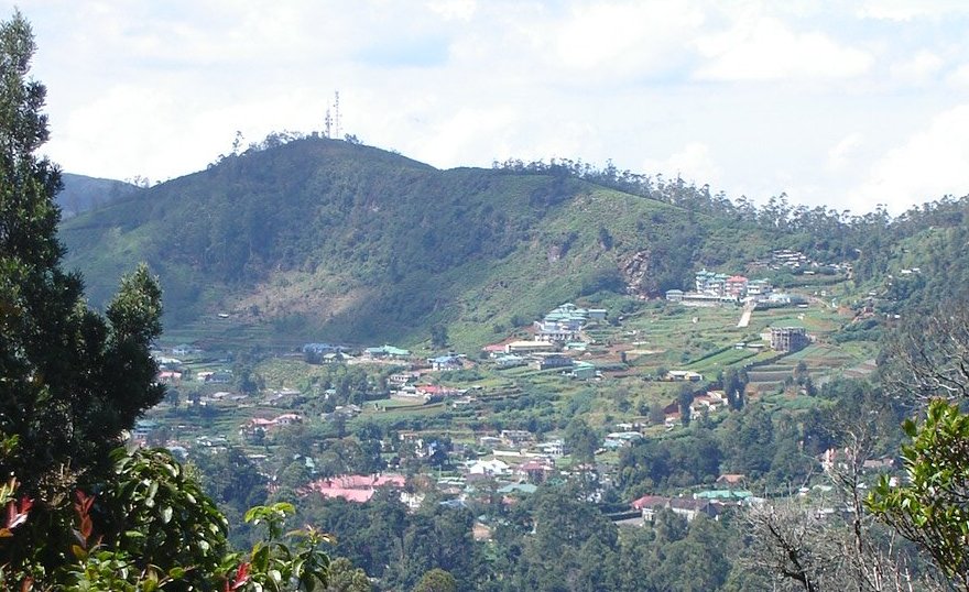 Nuwara Eliya in the Hill Country of Sri Lanka