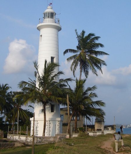Lighthouse at Galle on the South Coast of Sri Lanka