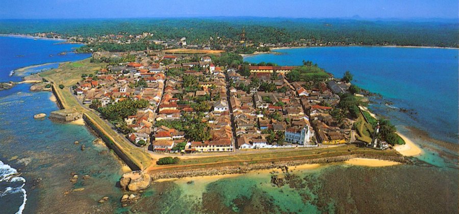 Galle Fort on the South Coast of Sri Lanka