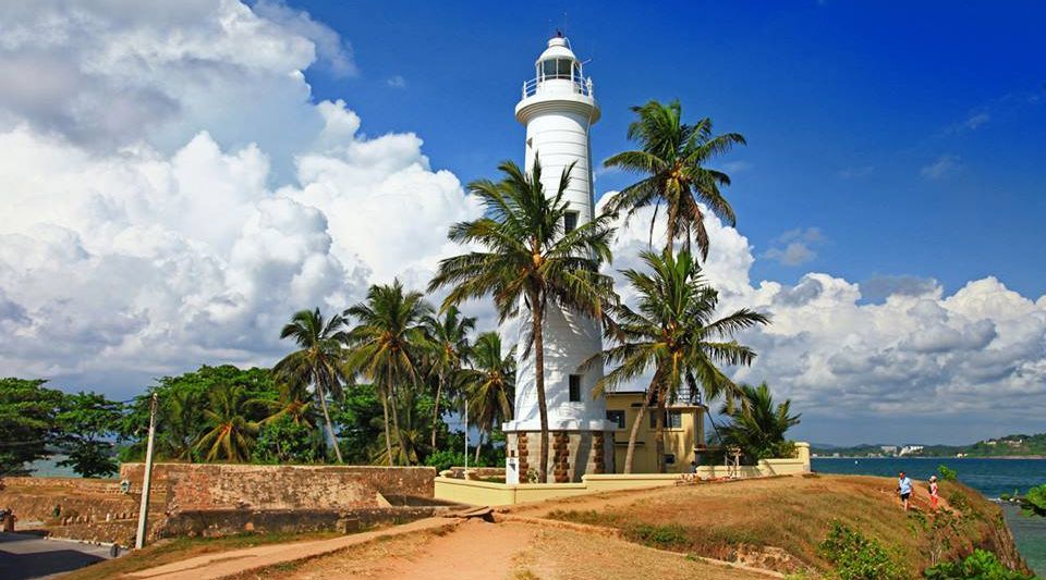 Lighthouse at Galle on the South Coast of Sri Lanka