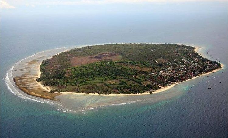 Islet off the Indonesian Island of Lombok