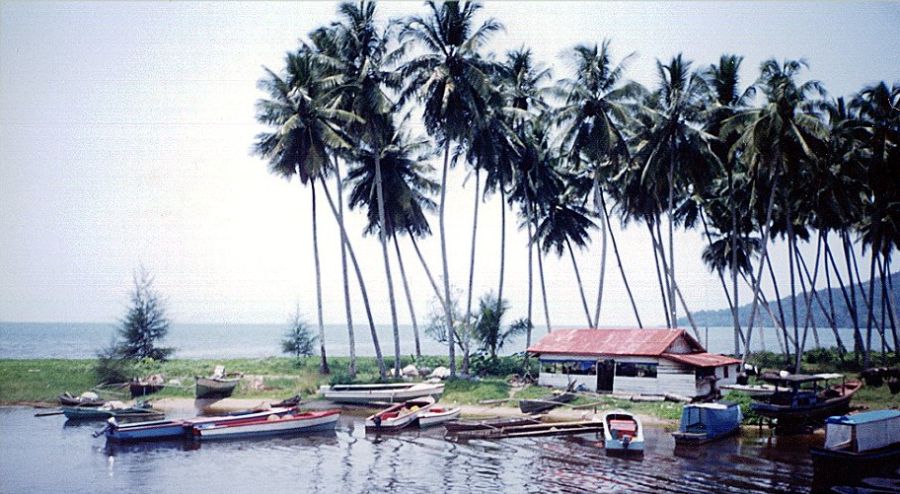 Fishing boats at Pantai Pandan near Sibolga