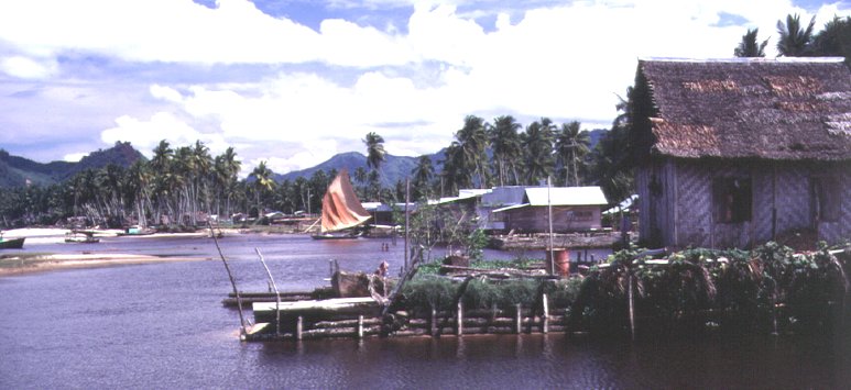 Fishing Village near Sibolga in Northern Sumatra