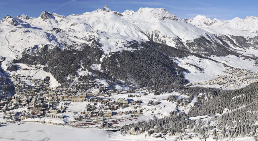 St. Moritz in winter