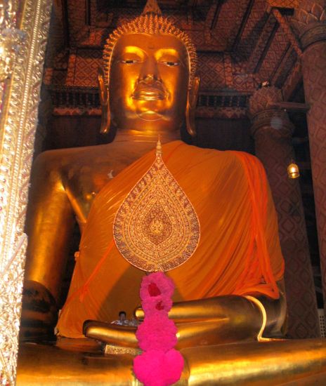 Buddha Statue in Wat at Ayutthaya
