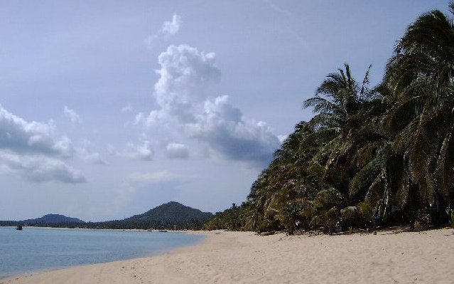 Beach on Koh Samui in Southern Thailandstyle