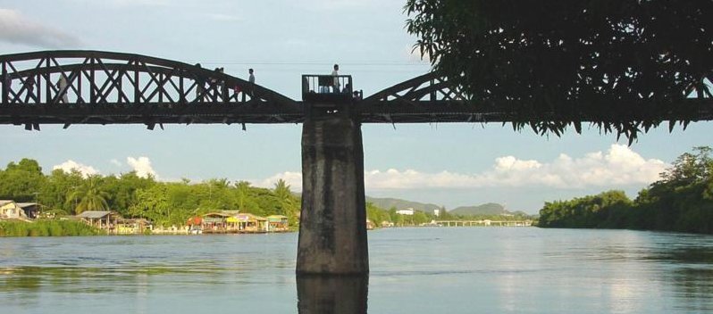 Bridge across the River Kwai at Kanchanaburi