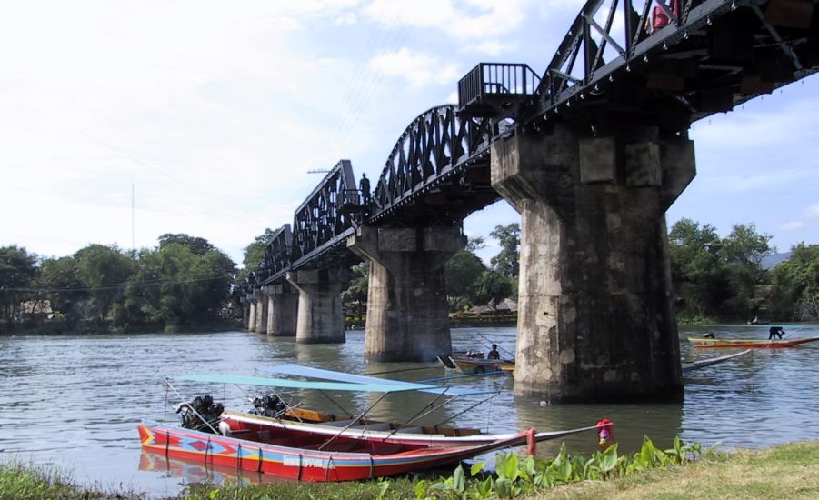 Bridge across the River Kwai at Kanchanaburi