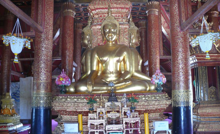 Buddha Icon in Wat Phumin in Nan