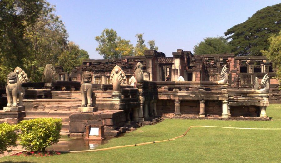 The Sanctuary at Prasat Hin Phi Mai - Khmer Temple in Northern Thailand