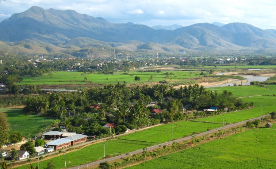 Hills above Yuan River at Mae Sariang