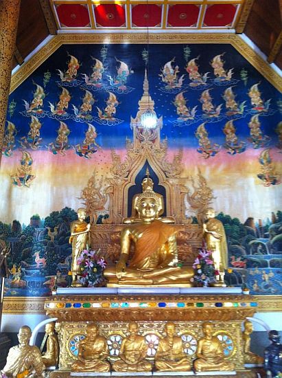 Buddha Icon in Wat in Nan