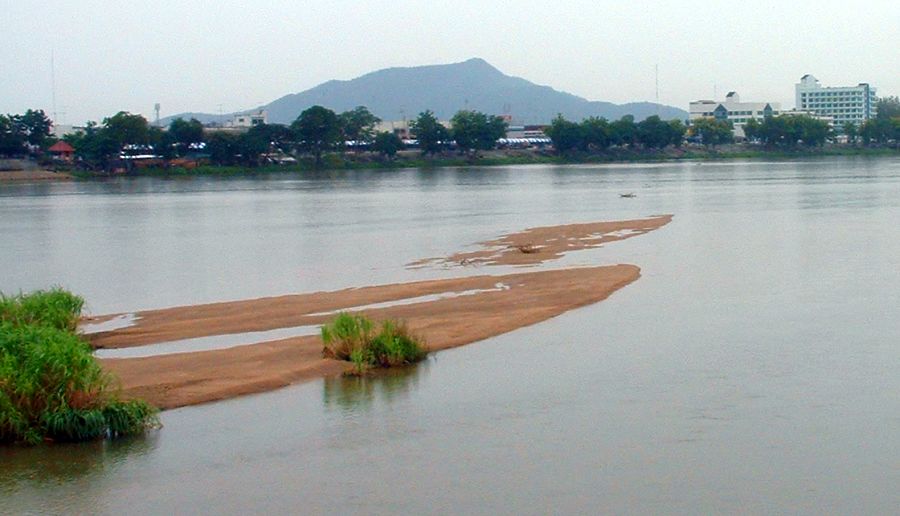Mae Ping River at Tak in Northern Thailand