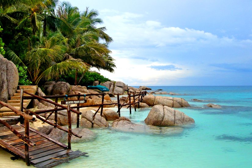 Rocky Bay on Koh Tao in Southern Thailand
