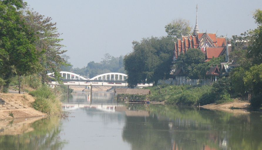 Wang River in Lampang