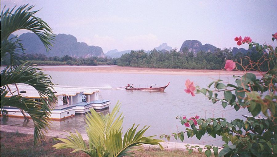 Ferry boats at Phang Nga