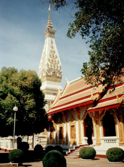 Temple at Tat Phanom in NE Thailand