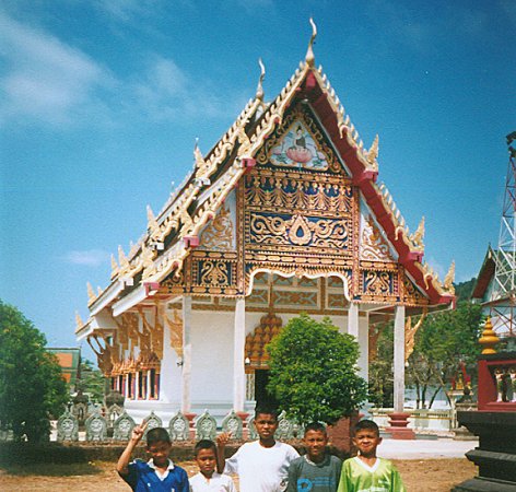 Wat ( Buddhist Temple ) at Khlong Yai in SE Thailand
