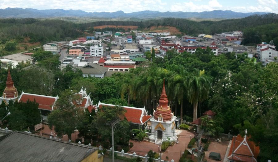 Town of Betong in Southern Thailand