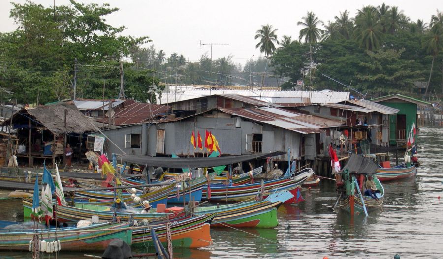 Fishing Village at Narathiwat
