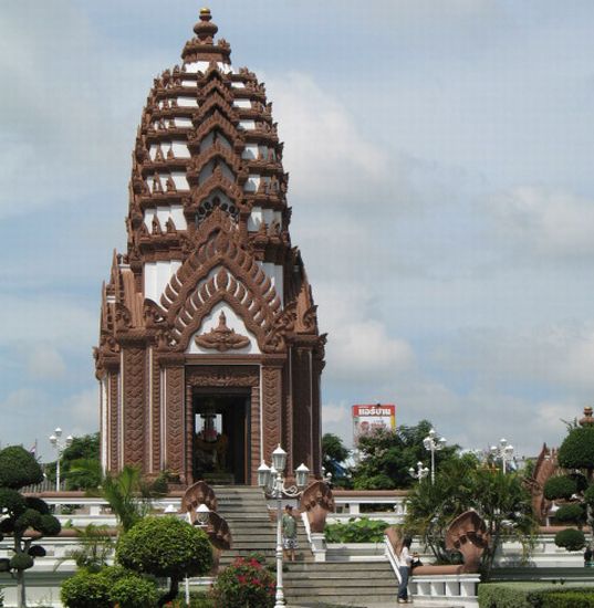 City Shrine in Prachuap Khiri Khan in Southern Thailand