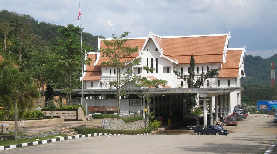 Customs Post in Betong in Southern Thailand