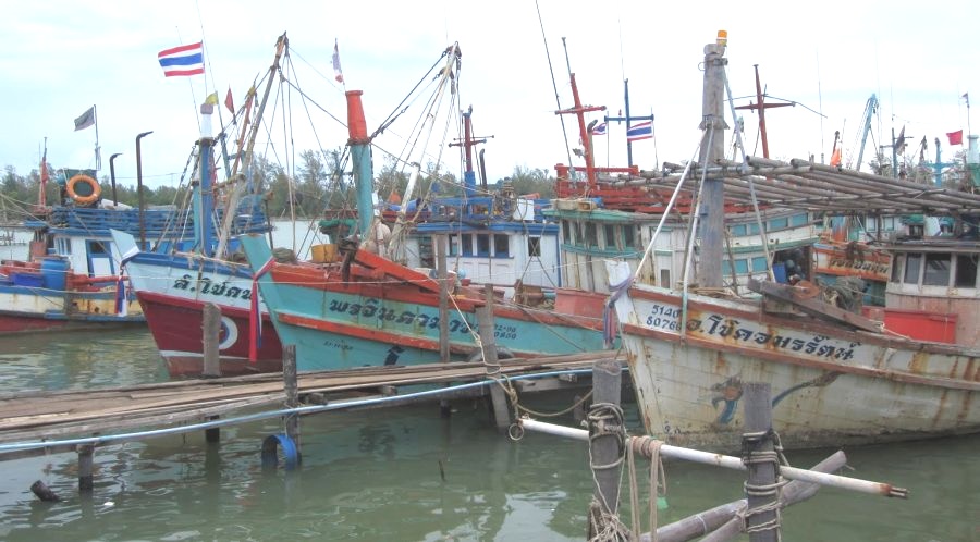 Fishing boats at Songkhla