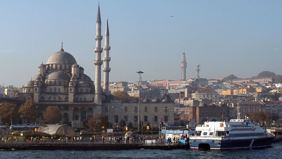 New Mosque in Istanbul from the Golden Horn