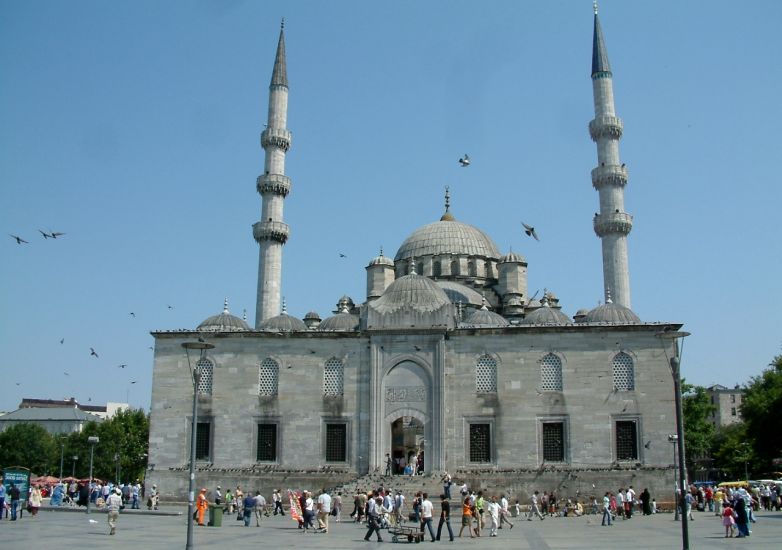 Main Entrance to the New Mosque in Istanbul
