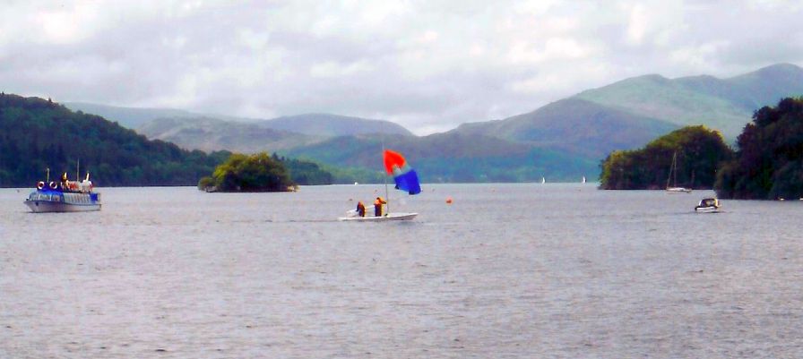 Lake Windermere at Bowness in the Lake District of NW England