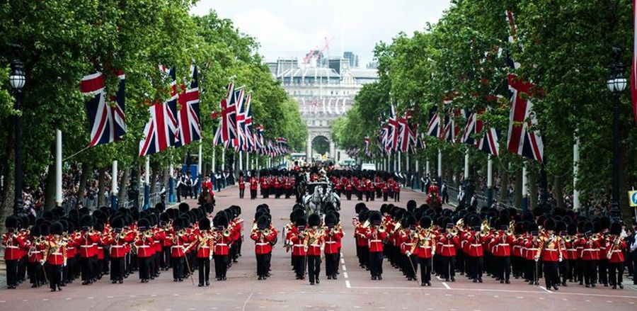 Massed Guards Bands in London