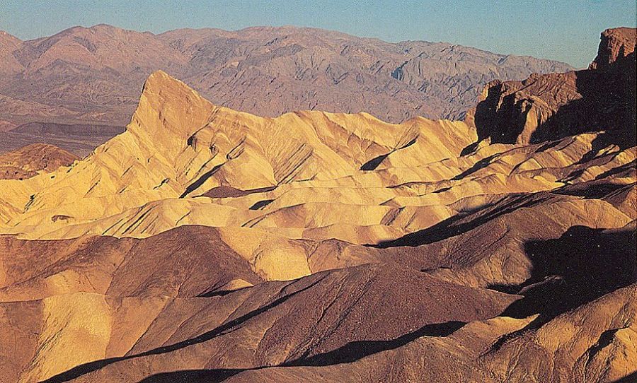 Zabriesky Point in Death Valley National Park in California