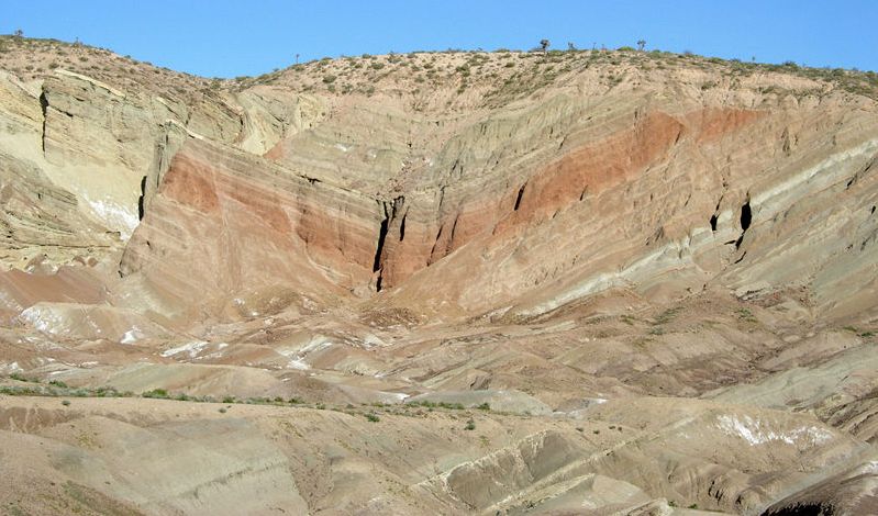Syncline in Rainbow Basin