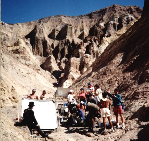 Film Crew in Golden Canyon