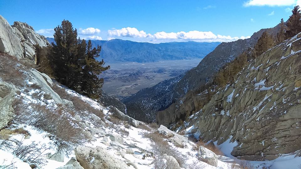 Owen's Valley from Mount Whitney in summer