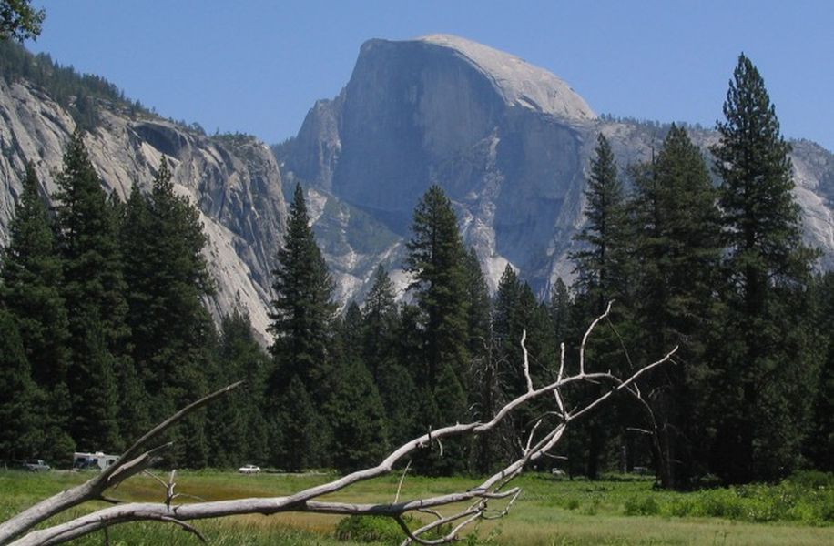 Half Dome in Yosemite Valley