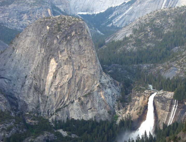 Waterfall on Merced River in Yosemite Valley