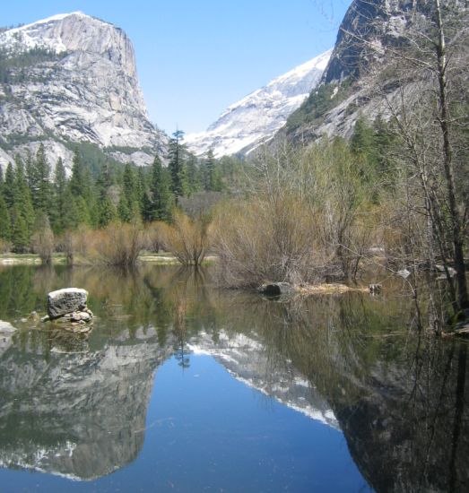 Mirror Lake in Yosemite Valley