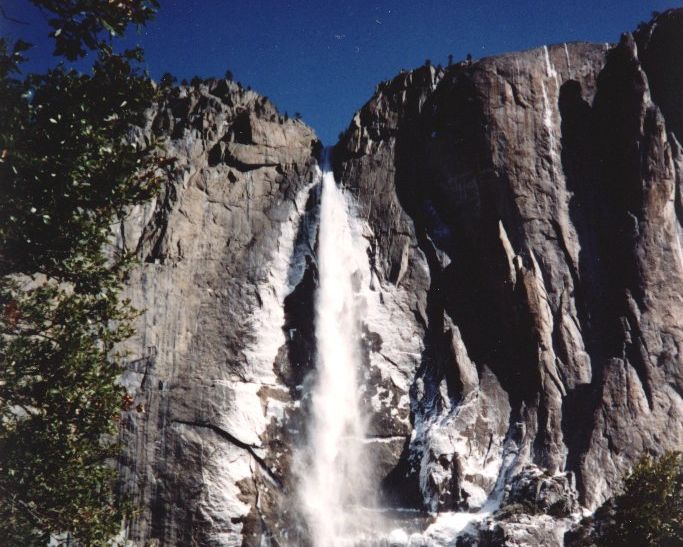 Yosemite Falls in Yosemite Valley, California, USA