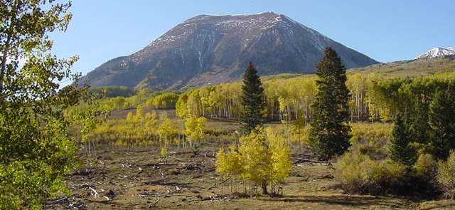 Mount Peale in Utah, USA