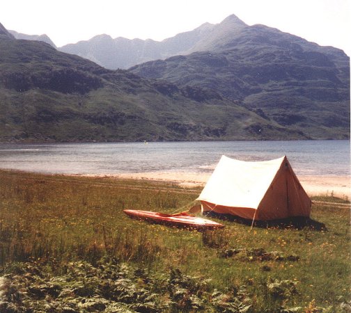 Ladhar Bheinn from Barrisdale Bay, Scottish Highlands