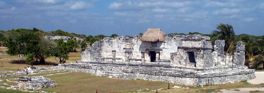 Ruins at Tulum in Yucatan, Mexico