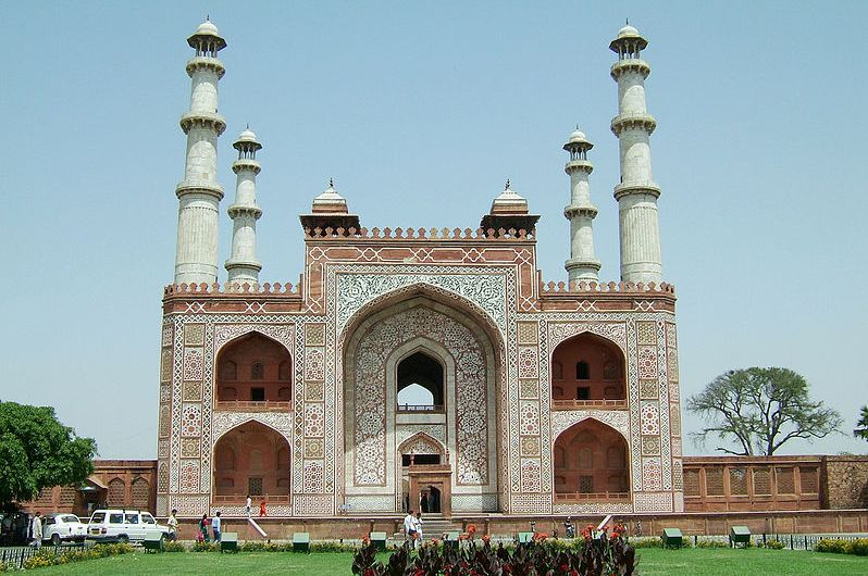 Akbar's Tomb in Agra, India