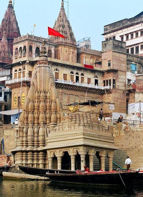 Hindu Holy city of Varanasi in Uttar Pradesh in India