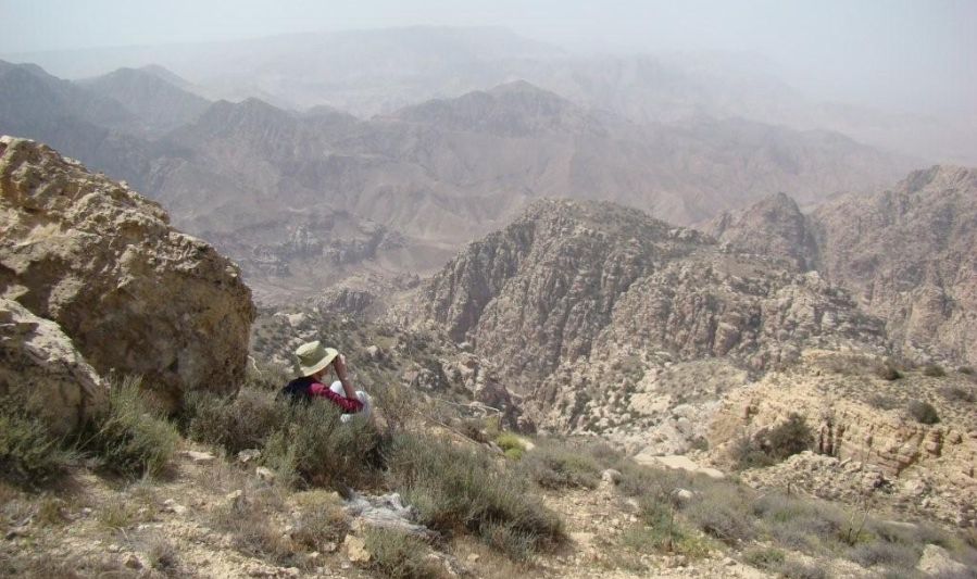 Mountain Desert Scenery in Jordan