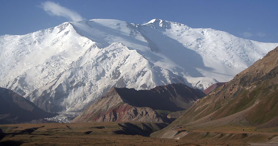 Pik Lenin in Kyrgyzstan, Central Asia