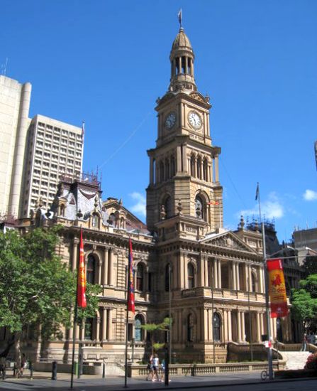 Town Hall in Sydney, Australia
