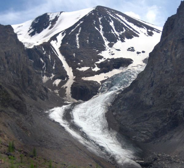 Glacier in the Altai Mountains